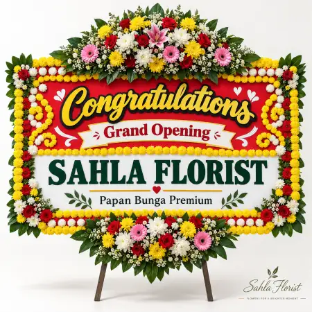 Papan Bunga Ucapan Selamat Citangkil